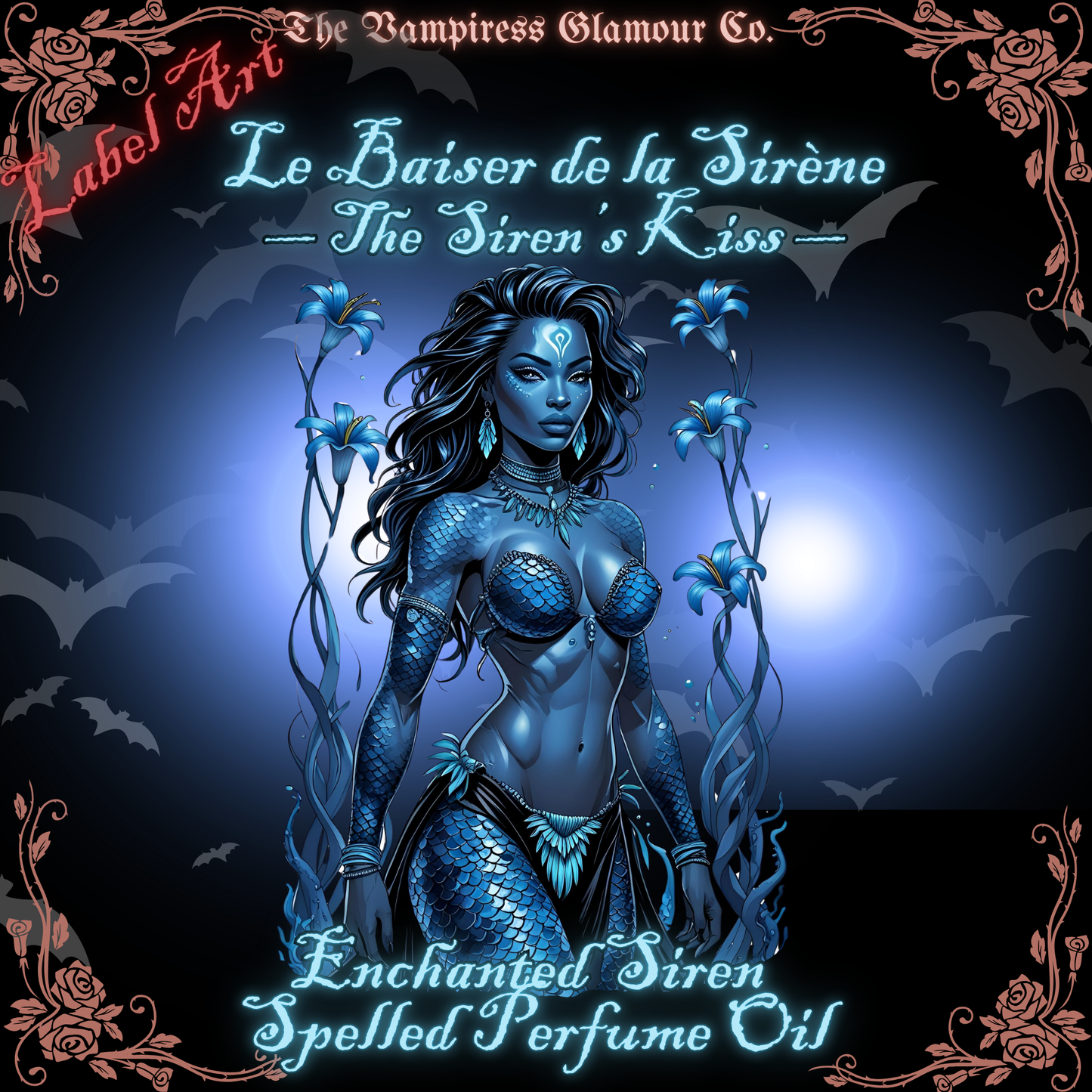 Le Baiser de la Sirène — Spelled Crystal-Infused Botanical Perfume Oil