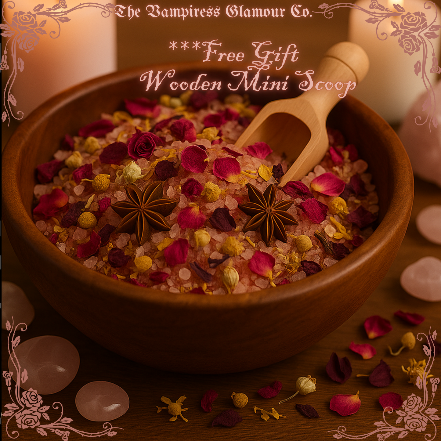 The Bath of the Love Witch- Ritual Bath Salt of Love, Beauty & Magnetic Softness