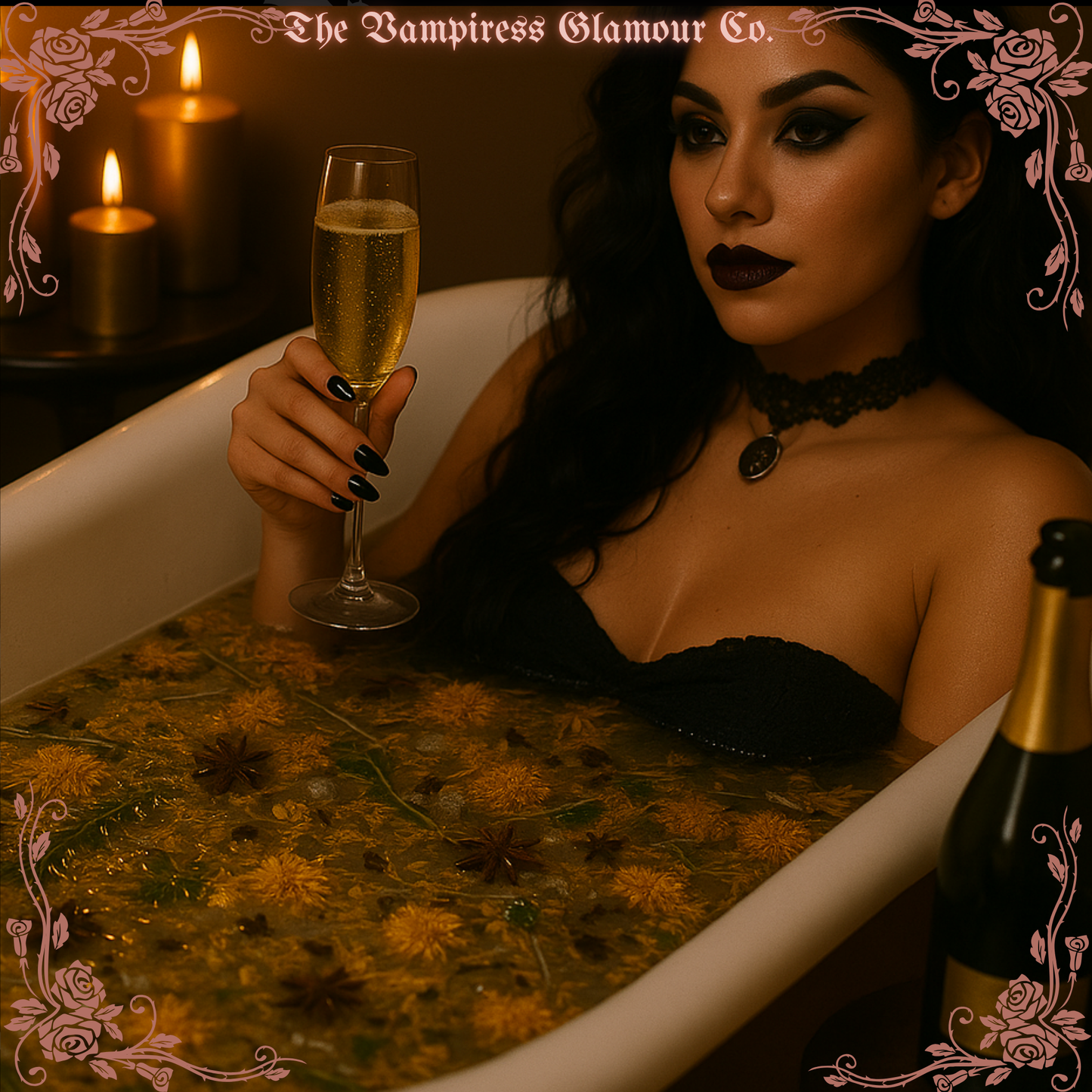 The Bath of the Golden Witch- Ritual Bath Salt of Wealth, Beauty & Divine Prosperity