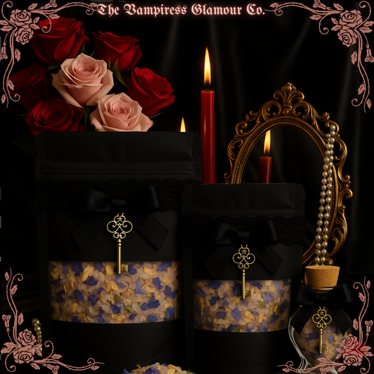 The Bath of Night’s Kiss- Ritual Bath Salt of Sleep, Softness & Dream Enchantment