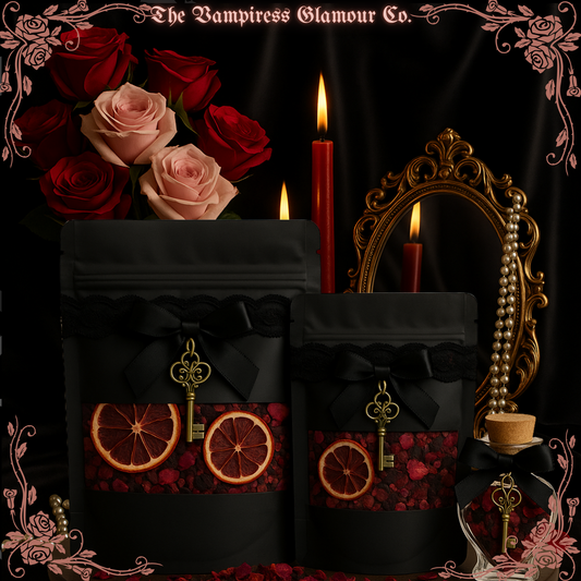 The Bath of the Vampiress-Ritual Bath Salt of Glamour, Allure & Vampiric Seduction