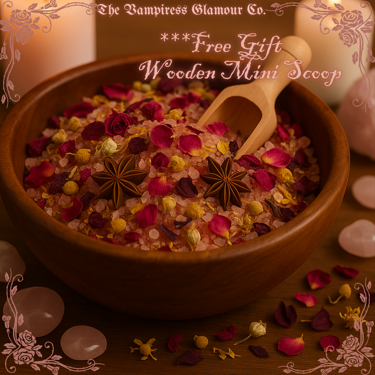 The Bath of Aphrodite’s Enchantment- Ritual Bath Salt of Love, Beauty & Divine Self-Adoration