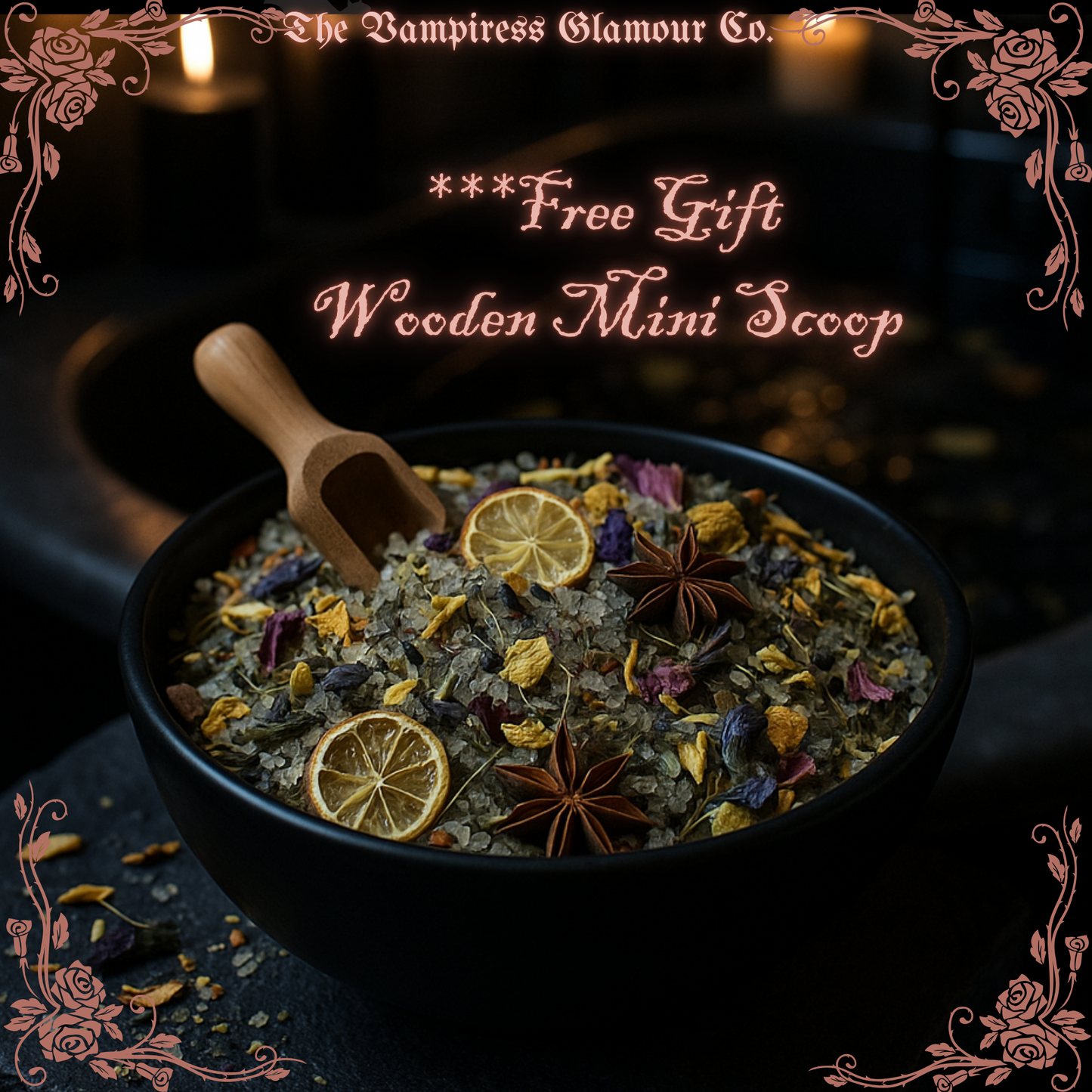 The Bath of the Thorned Veil- Ritual Bath Salt of Protection & Sovereignty