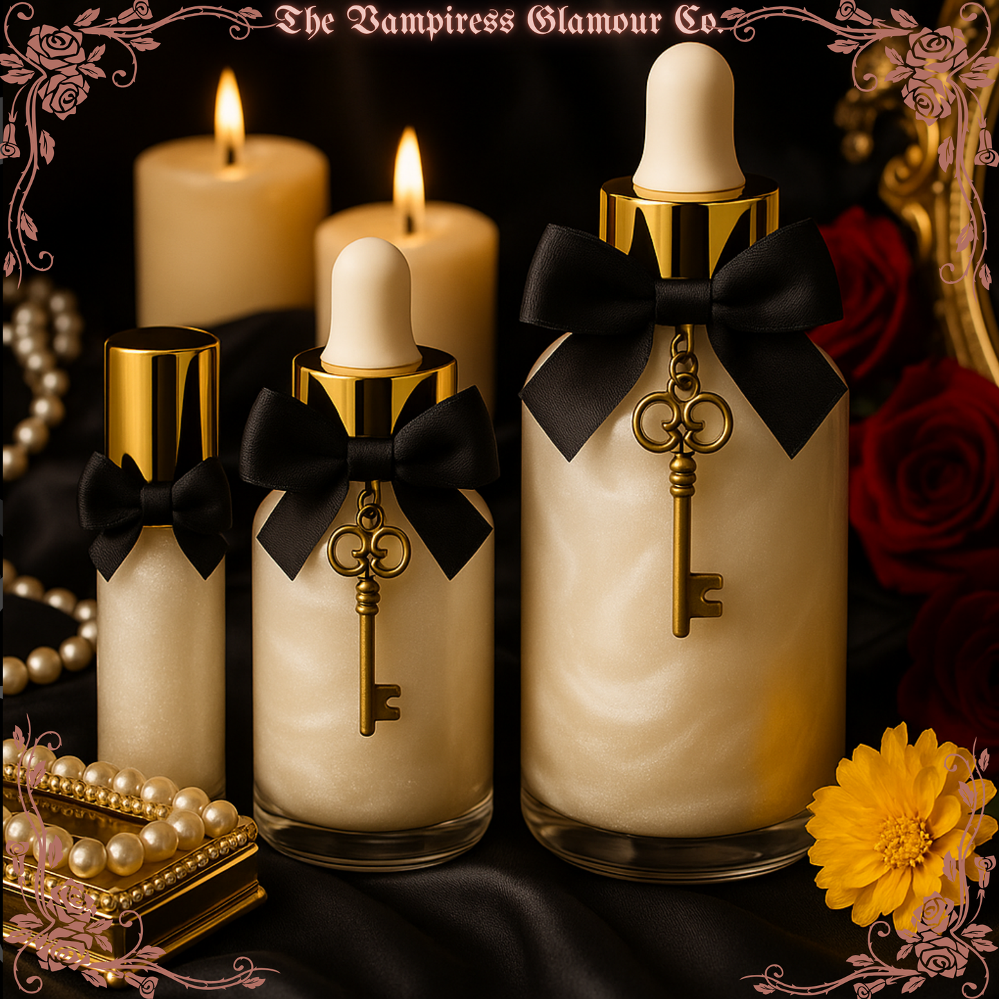 La Goule du Glamour-Fame & Magnetism Spelled Crystal Infused Botanical Perfume Oil