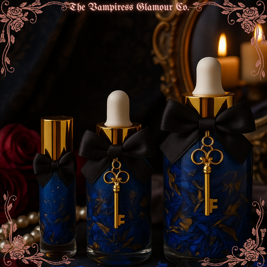 Les Miroir Maudits- Evil Eye Protection Ward Spelled Crystal Infused Botanical Perfume Oil