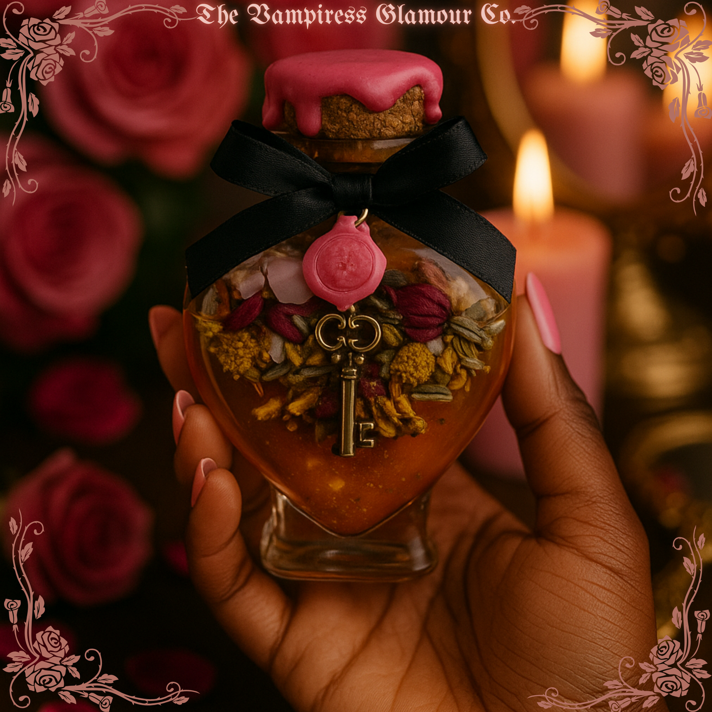 Le Rituel du Miel Rose- Self Love Honey Jar Altar Adornment