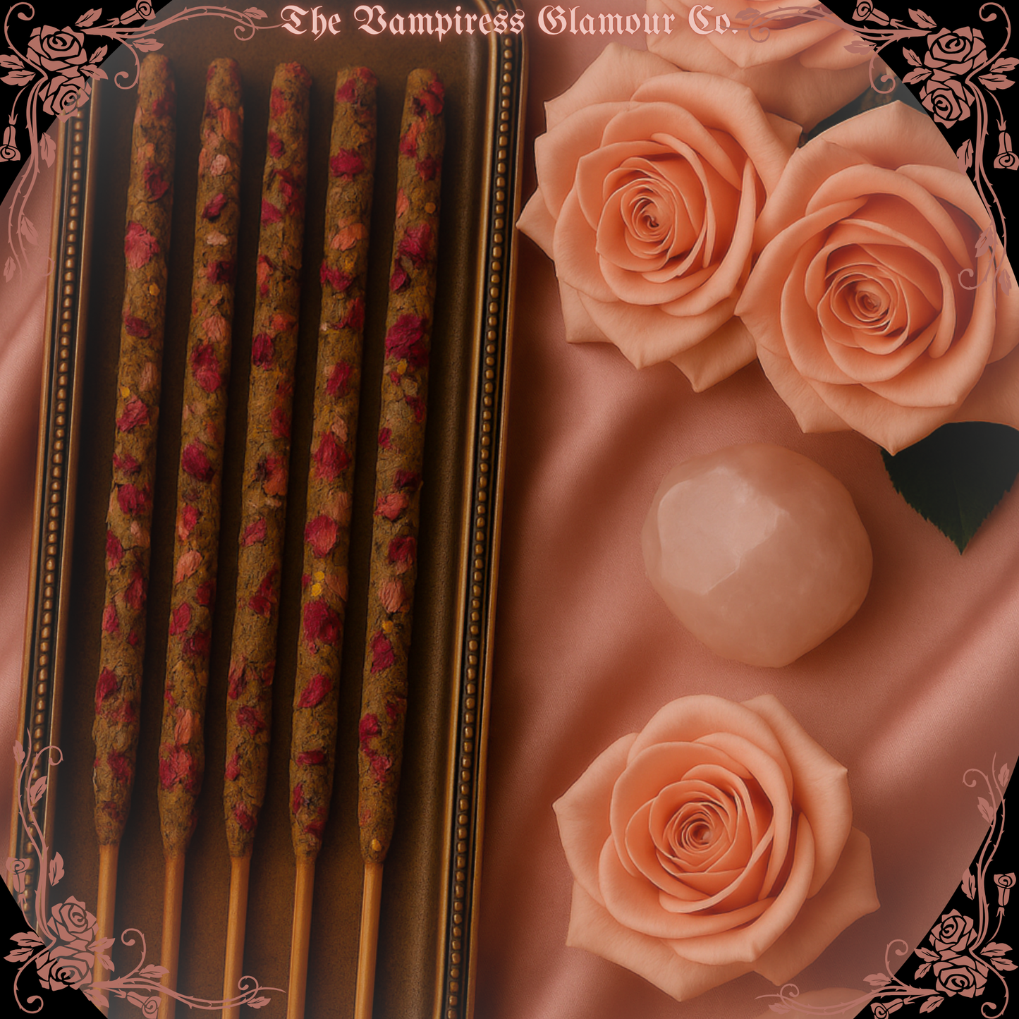 Éclat d’Aphrodite-Love, Beauty & Venusian Glamour Ritual & Spell Sticks