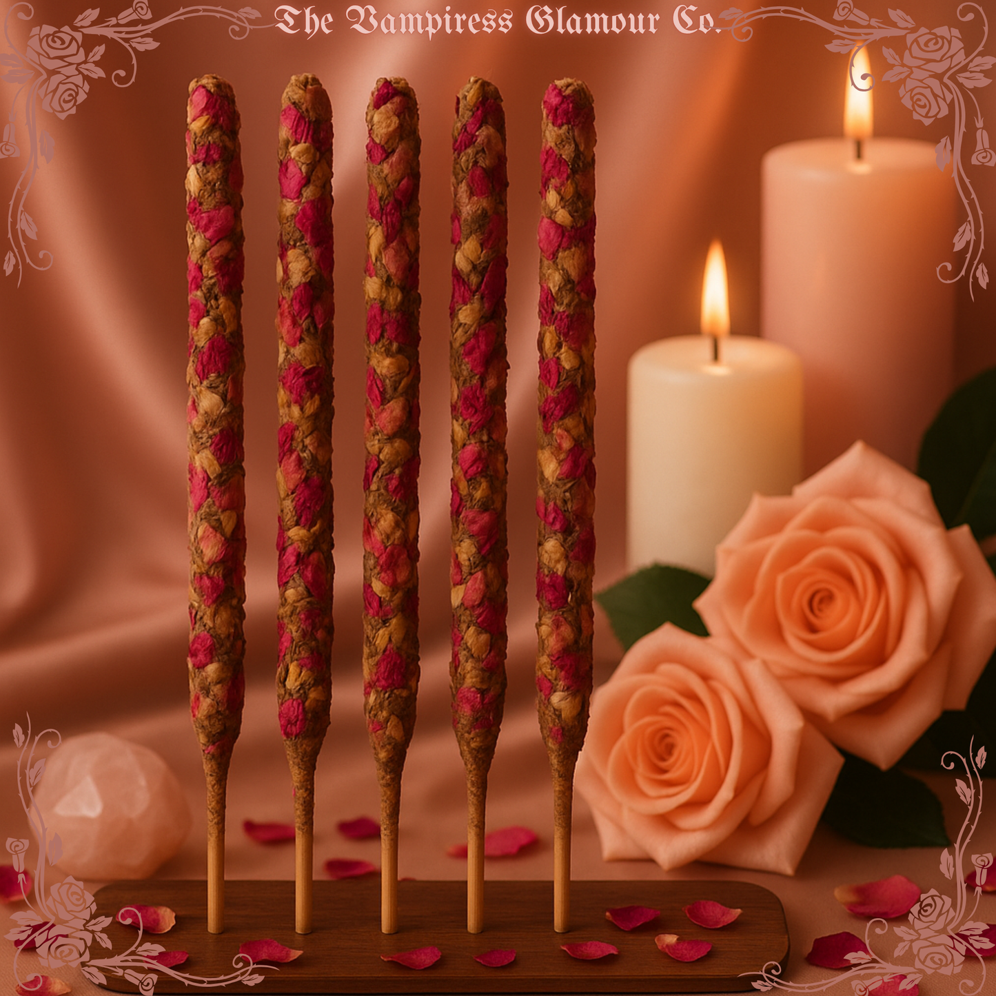Éclat d’Aphrodite-Love, Beauty & Venusian Glamour Ritual & Spell Sticks