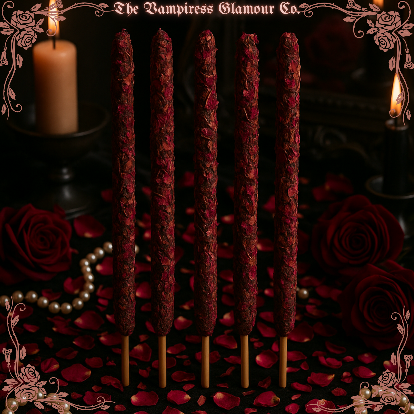 Sang de la Vampiress- Vampiric Domination,Compulsion, Seduction, and Sovereignty Ritual & Spell Sticks