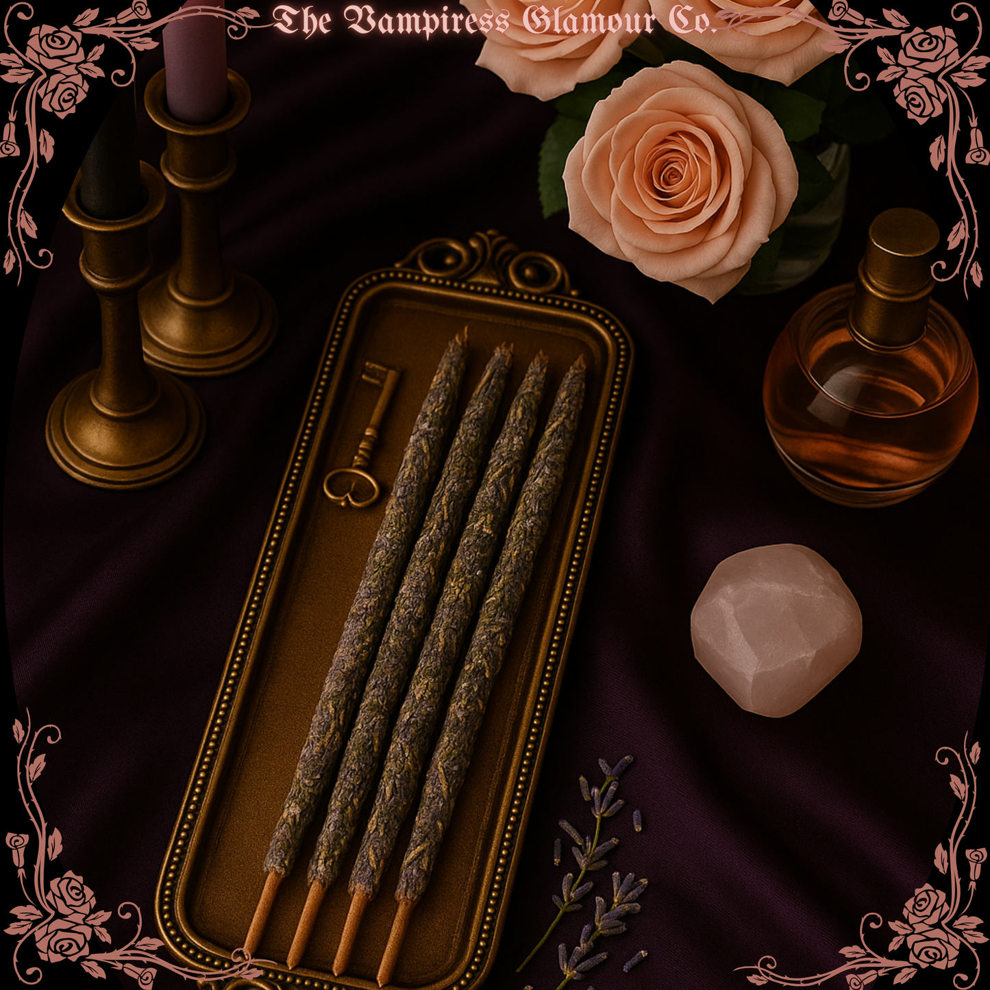 Rêve de Lavande –Nyx Inspired Sacred Slumber, Moonlit Dreams & Tranquil Restoration Ritual & Spell Sticks