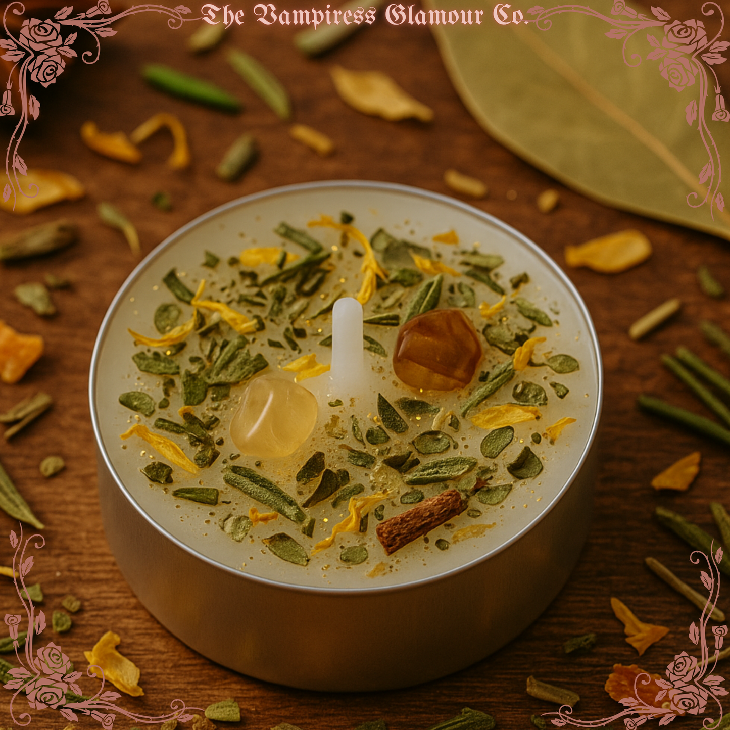 La Bougie des Chemins Ouverts- Road Opener Spelled Tea Light Candles