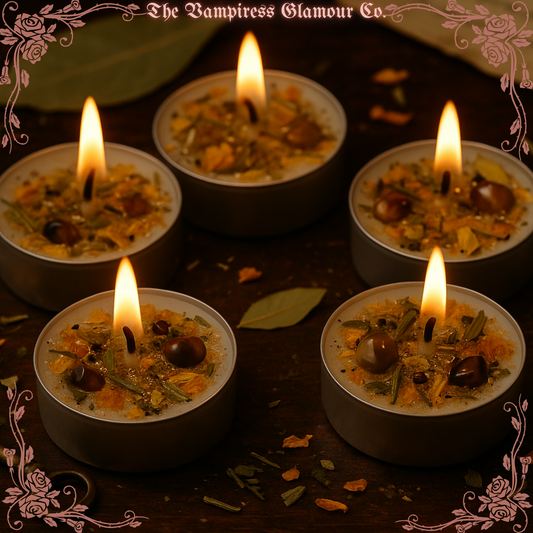 La Bougie des Chemins Ouverts- Road Opener Spelled Tea Light Candles