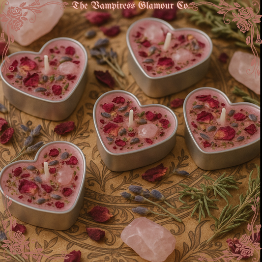 Je m’aime Rituel de l’Amour-Propre
-Self-Love Spelled Tealight Candles