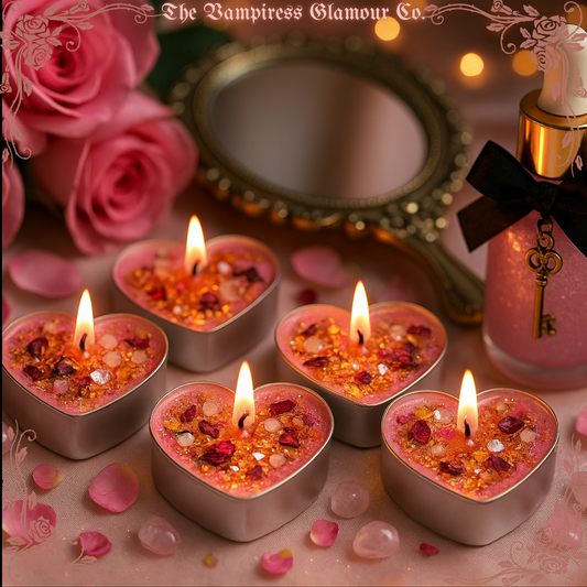 Éclat de Glamour-Radiance & Glamour Glow Up Spelled Tealight Candles