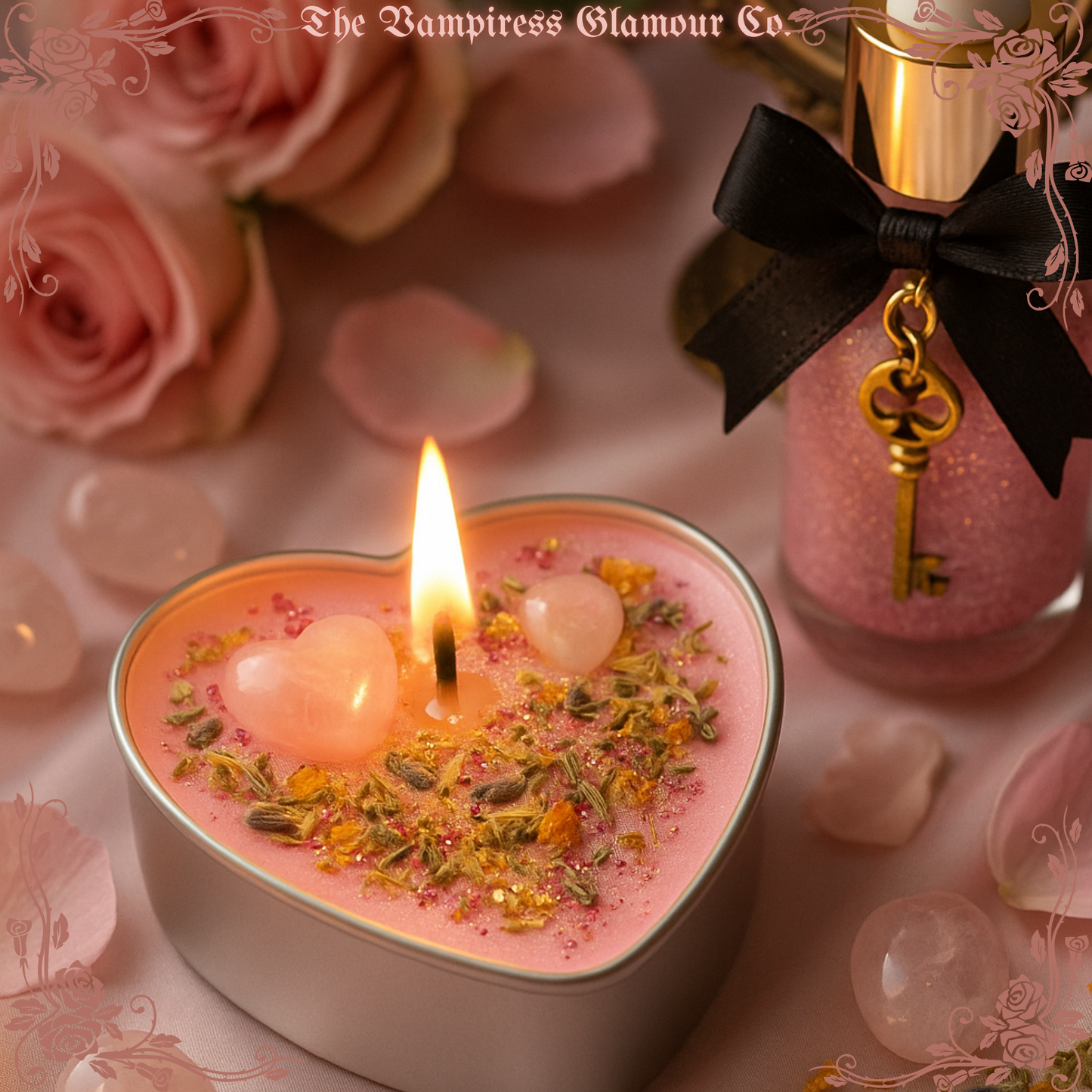 Éclat de Glamour-Radiance & Glamour Glow Up Spelled Tealight Candles