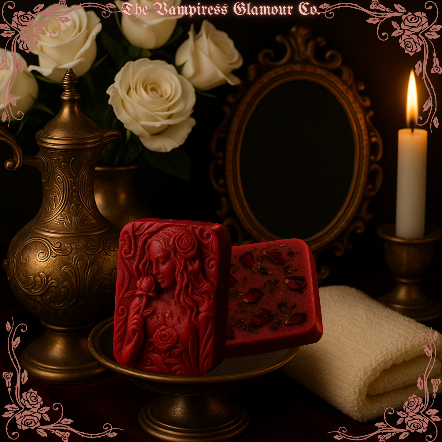 La Rose Sanguine– Vampiric Domination & Compulsion Spelled Artisanal Glamour Bar