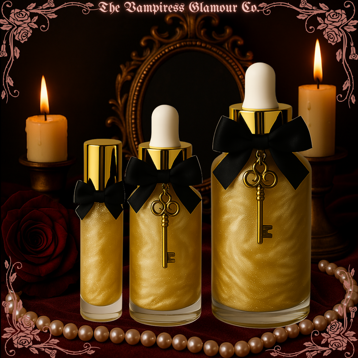 Les Crocs Dorés— Wealth & Power Manifestation Spelled Crystal-Infused Botanical Perfume Oil Spelled Crystal Infused Botanical Perfume Oil