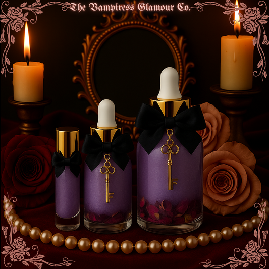 Fleur de la Mort — Lilith’s Seduction & Dominion Spelled Crystal-Infused Botanical Perfume Oil