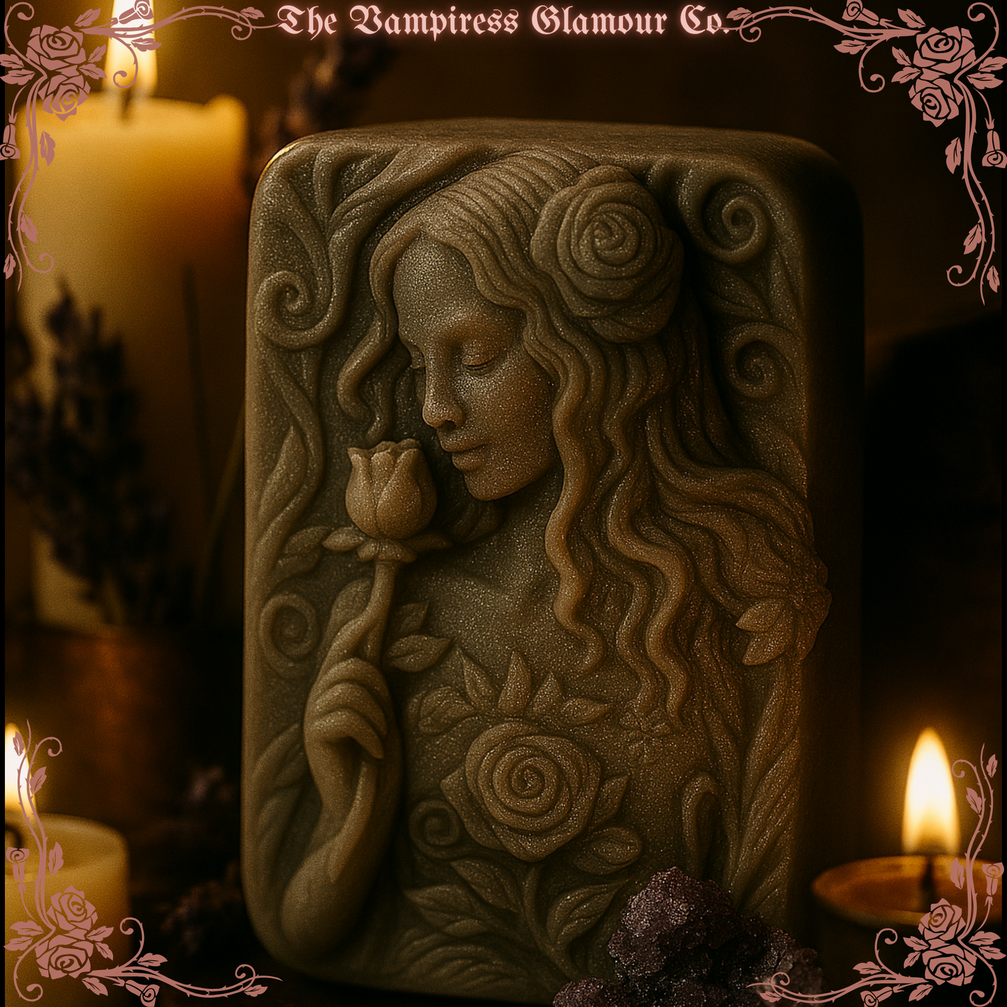 La Voile des Cendres Psychic Protection & Aura Cleansing Spelled Artisanal Glamour Bar