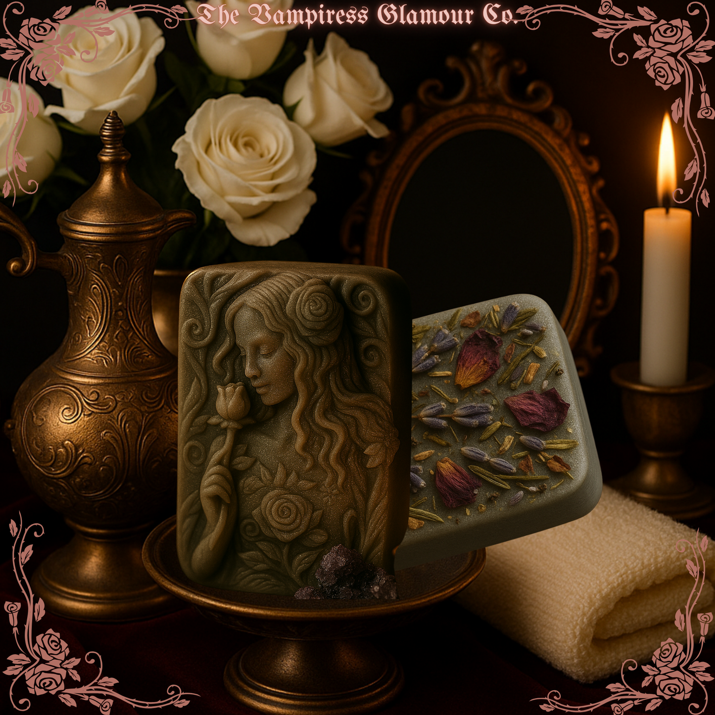 La Voile des Cendres Psychic Protection & Aura Cleansing Spelled Artisanal Glamour Bar