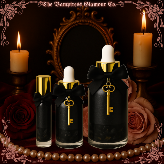 L’Obsession Infernale- Obsession & Dominance Spelled Crystal-Infused Botanical Perfume Oil