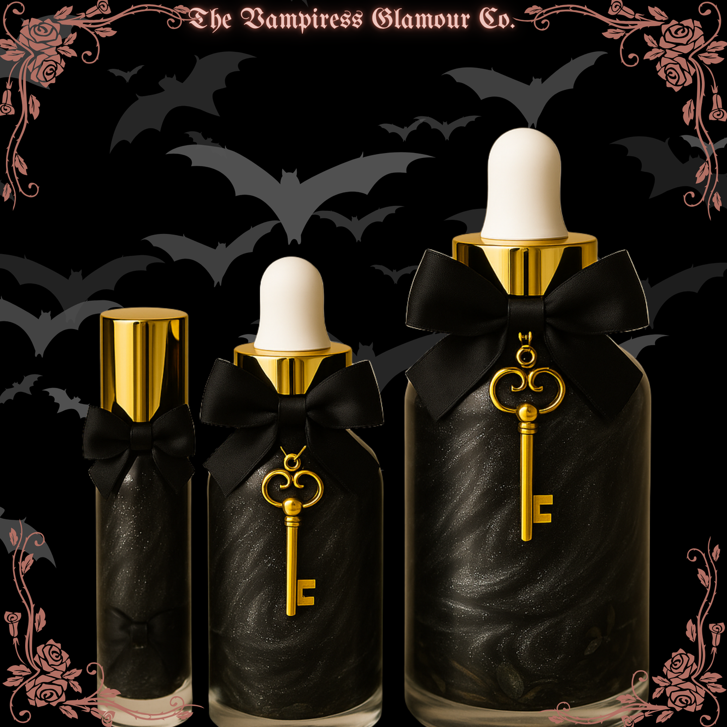 L’Obsession Infernale- Obsession & Dominance Spelled Crystal-Infused Botanical Perfume Oil