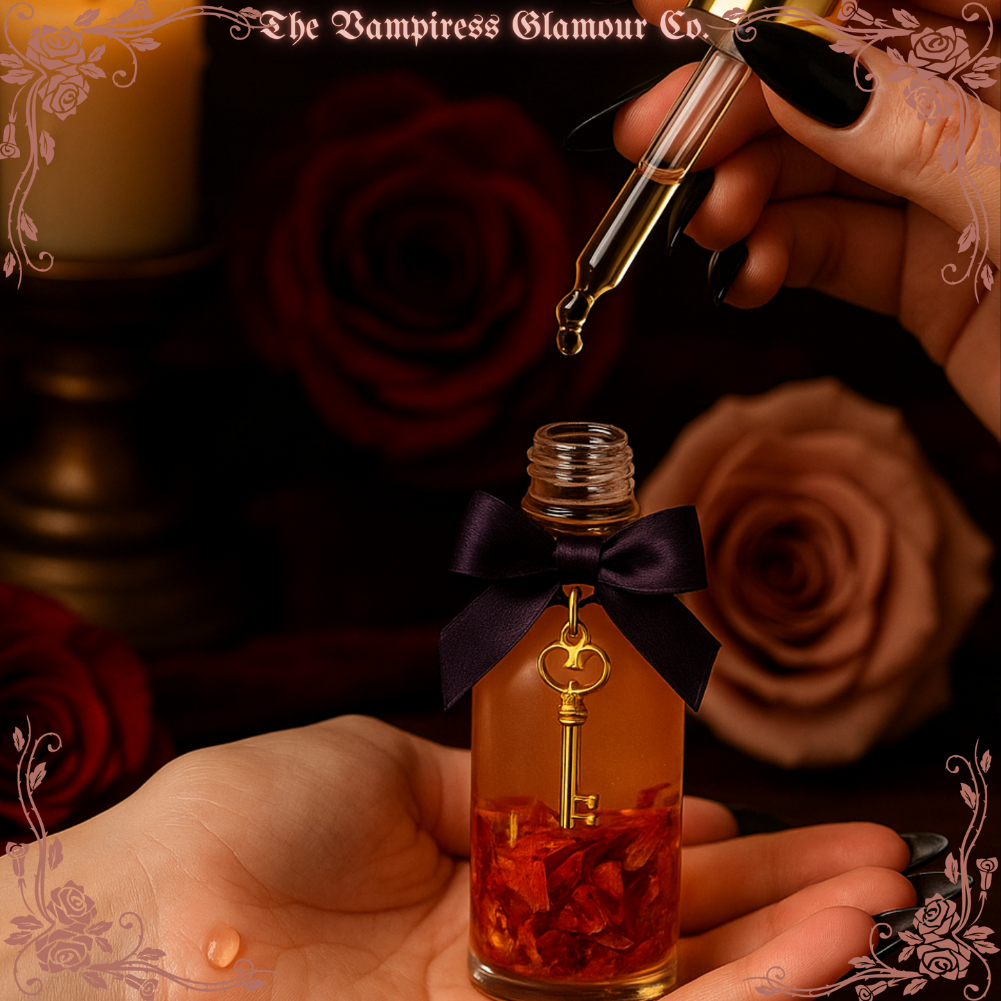 Reine du Luxe- Kept Woman & Princess Treatment Spelled Crystal Infused Botanical Perfume Oil