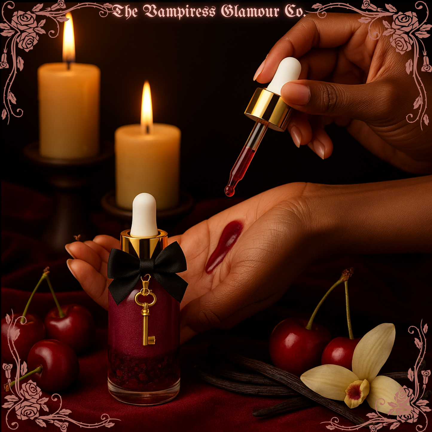 The Sacraments of Sin-Dark Feminine Seduction Spelled Crystal Infused Botanical Perfume Oil