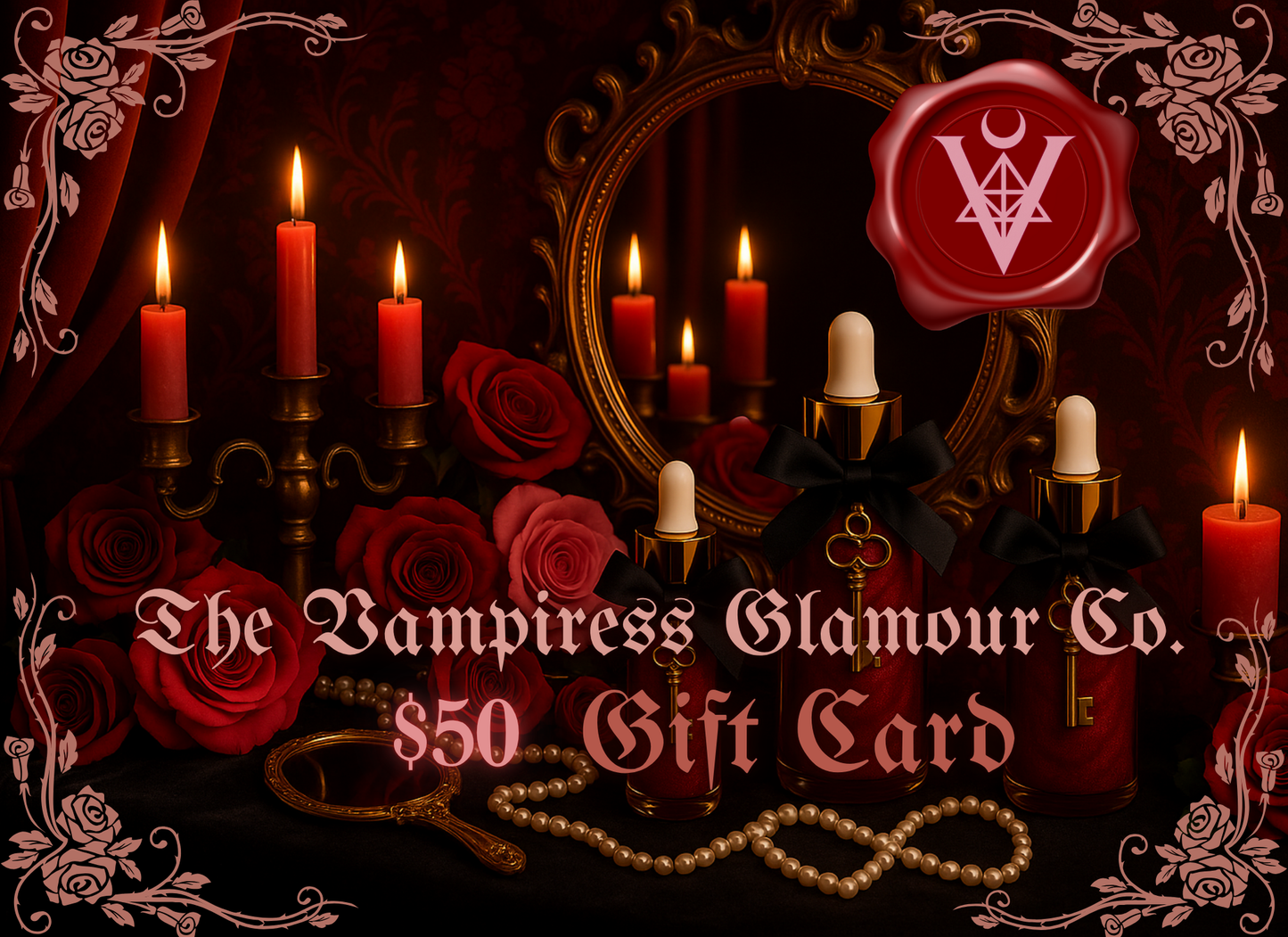 Le Cadeau de la Vampiress — The Vampiress Glamour Co. Gift Card