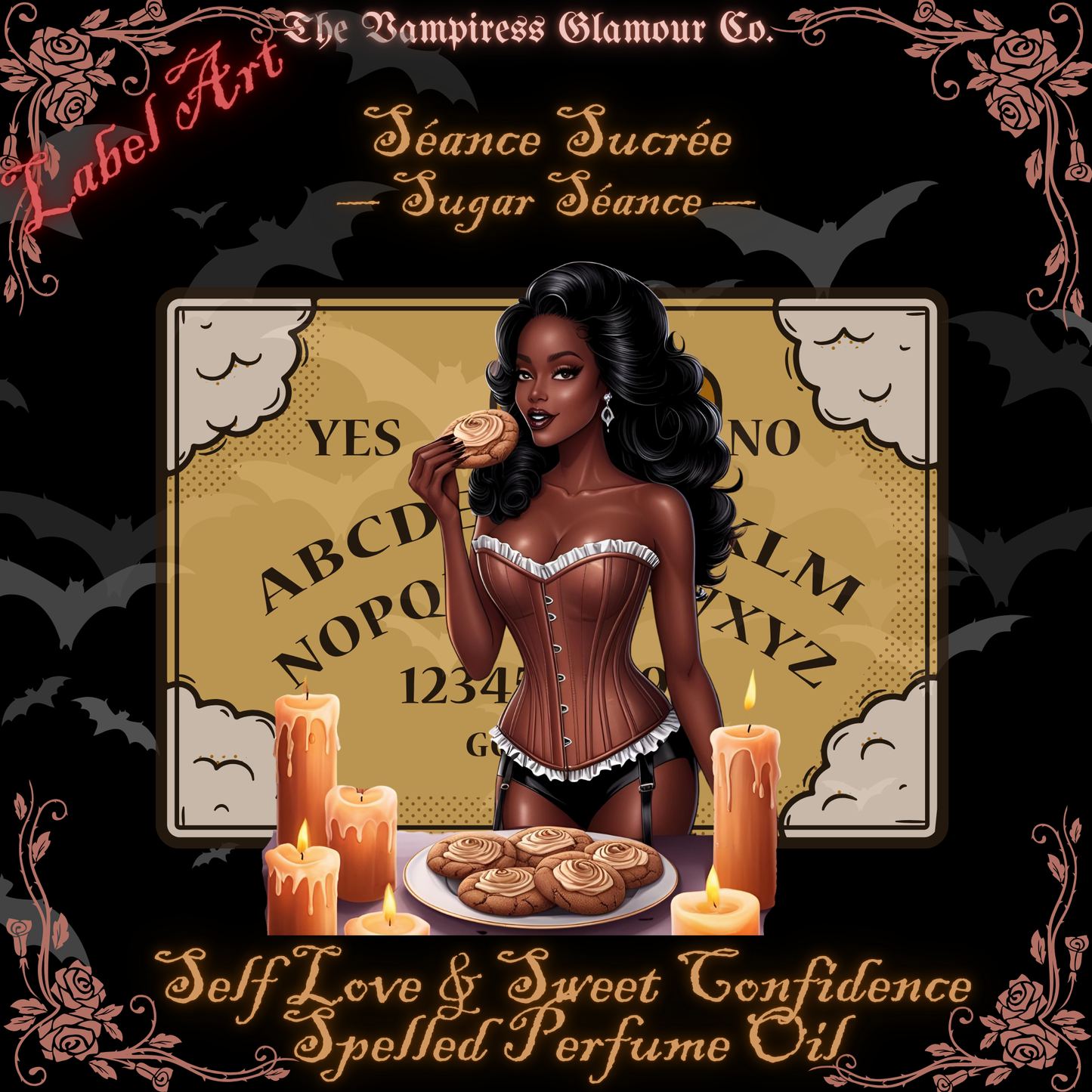 Séance Sucrée — Self-Love & Sweet Confidence Spelled Crystal Infused Botanical Perfume Oil