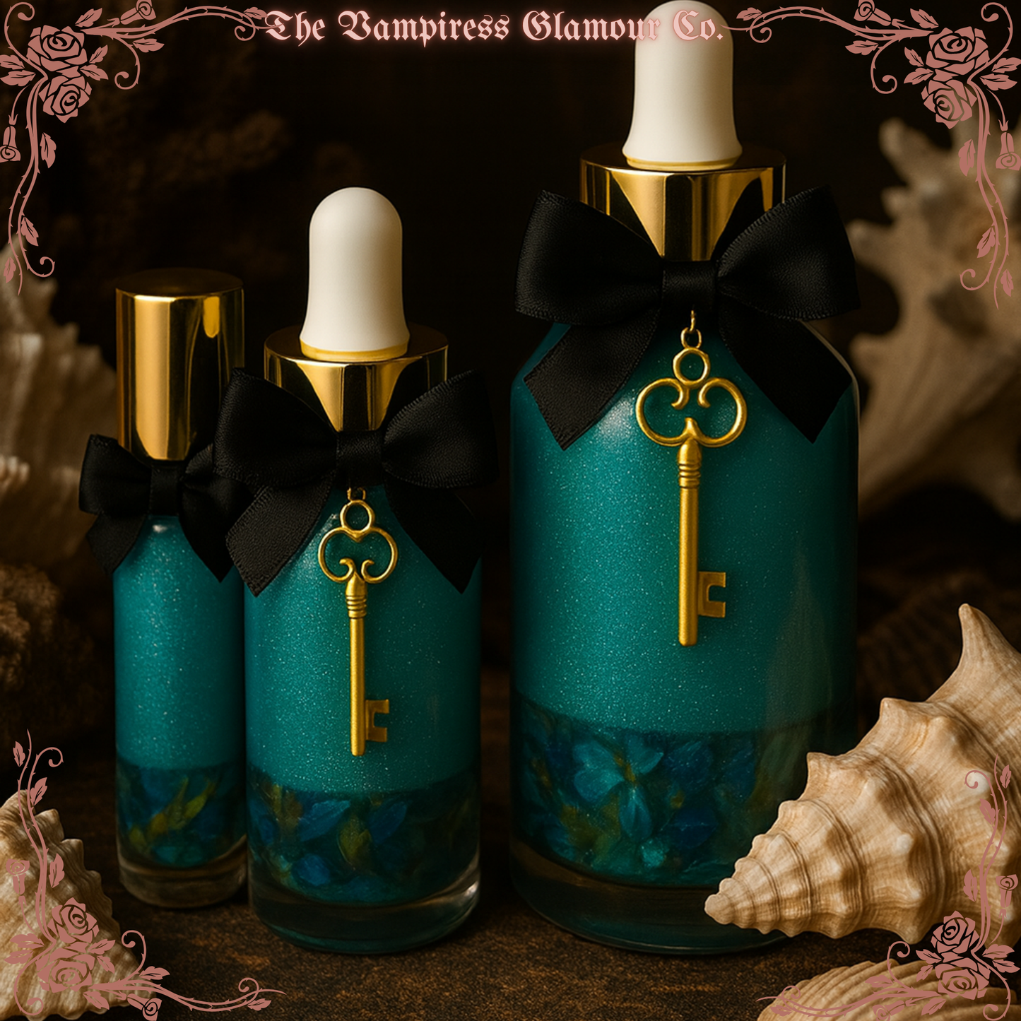Le Baiser de la Sirène — Spelled Crystal-Infused Botanical Perfume Oil