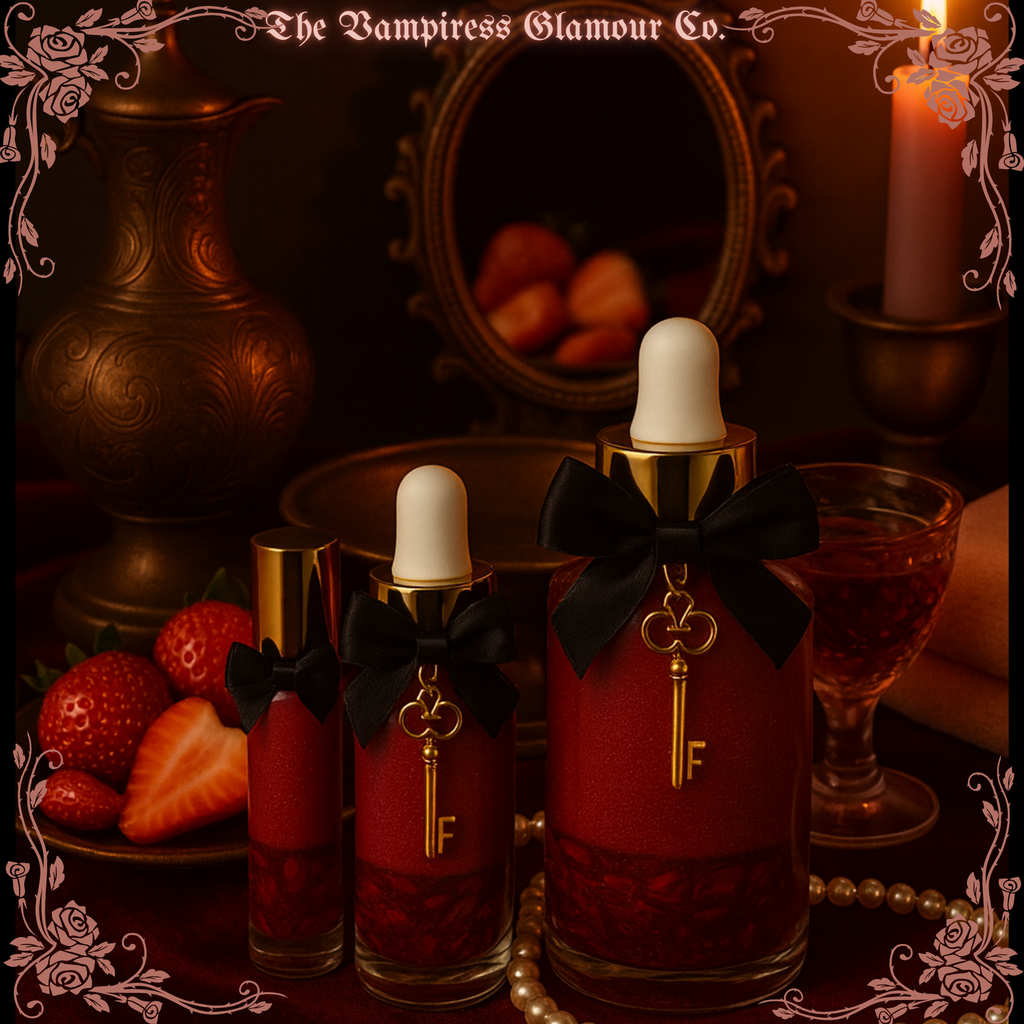 Venin de Fraise — Sweet Attraction & Obsession Spelled Crystal-Infused Botanical Perfume Oil
