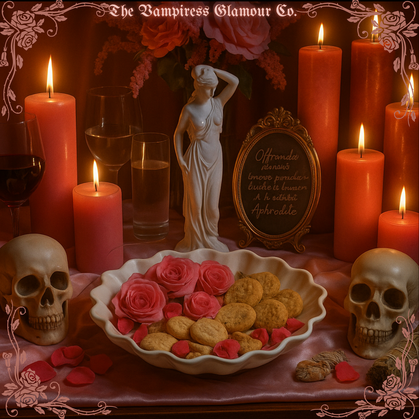 Rituel du Vendredi de Vénus 
Private Venus Day Ritual Service — Aphrodite’s Glamour Working Ritual