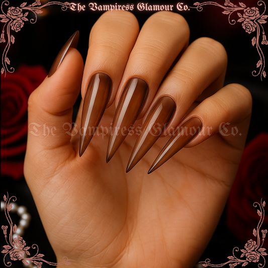 Loup Bêta — The Beta Wolf Luxury Handcrafted Glamour Magick Gel Press-On Nail Set