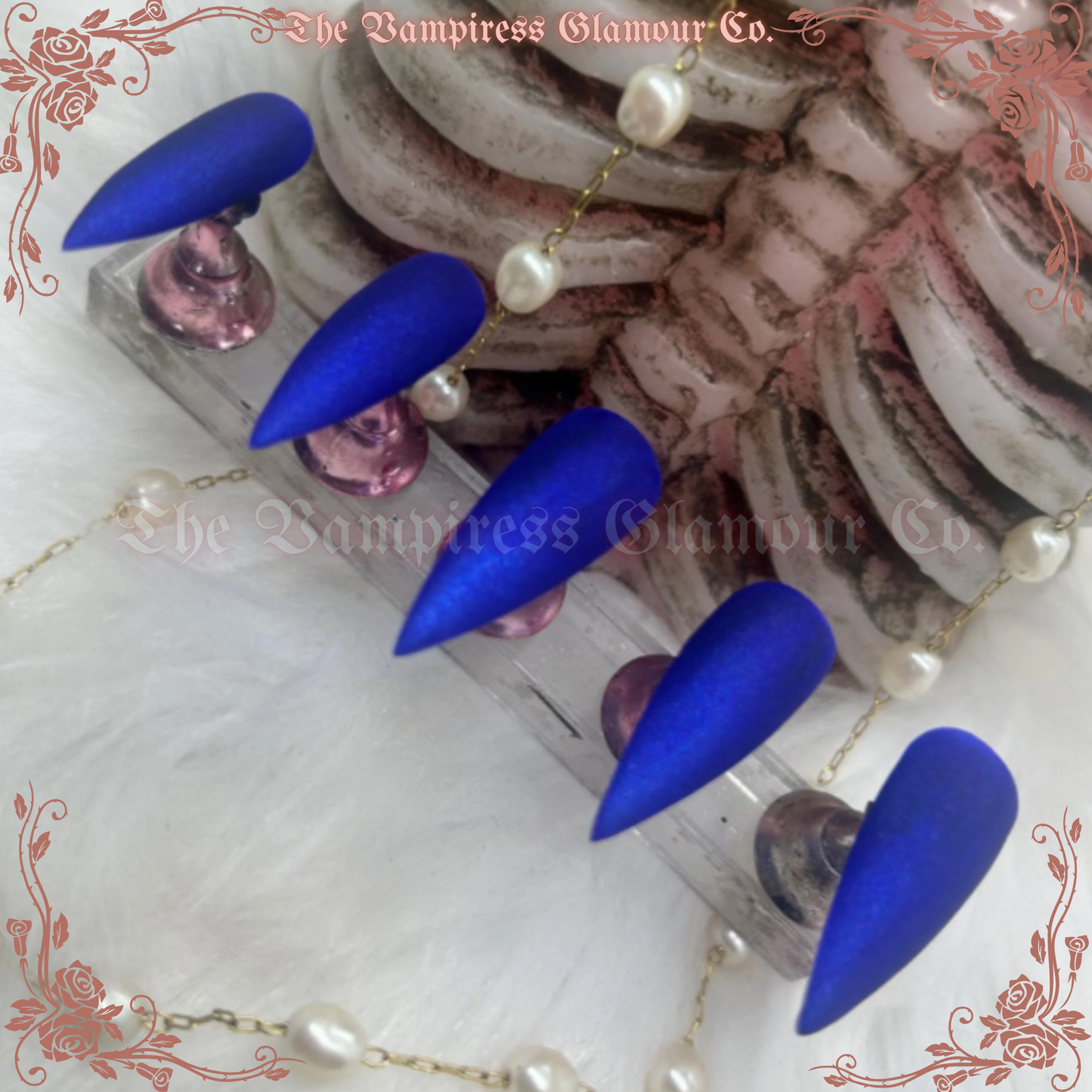 Lagune Bleue — Blue Lagoon Luxury Handcrafted Glamour Magick Gel Press-On Nail Set