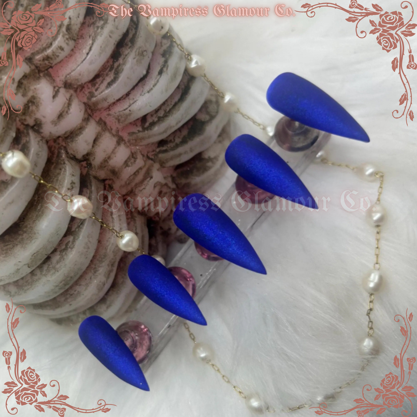 Lagune Bleue — Blue Lagoon Luxury Handcrafted Glamour Magick Gel Press-On Nail Set
