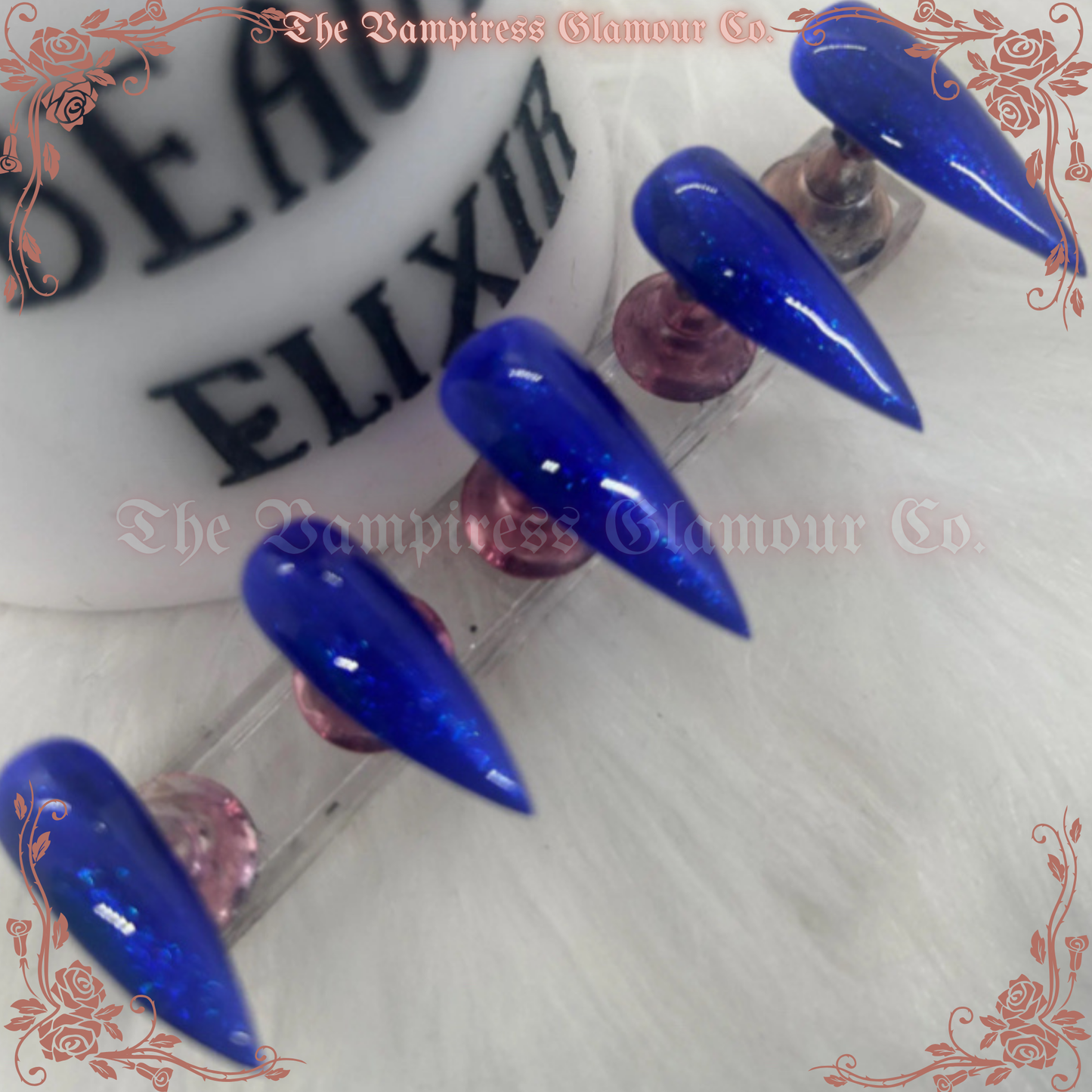 Lagune Bleue — Blue Lagoon Luxury Handcrafted Glamour Magick Gel Press-On Nail Set