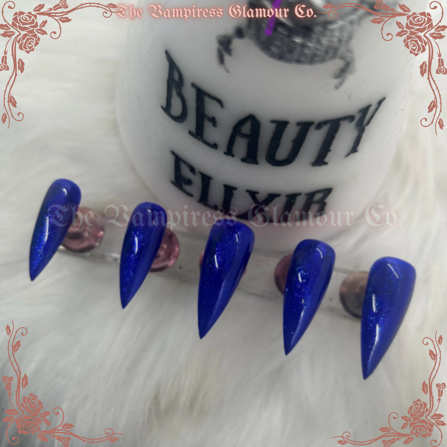 Lagune Bleue — Blue Lagoon Luxury Handcrafted Glamour Magick Gel Press-On Nail Set