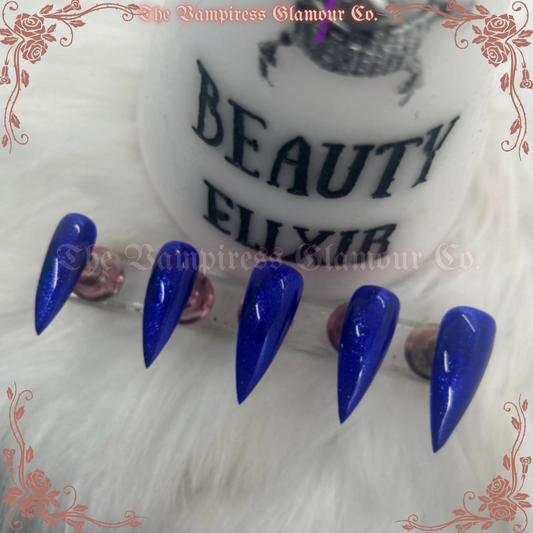 Lagune Bleue — Blue Lagoon Luxury Handcrafted Glamour Magick Gel Press-On Nail Set