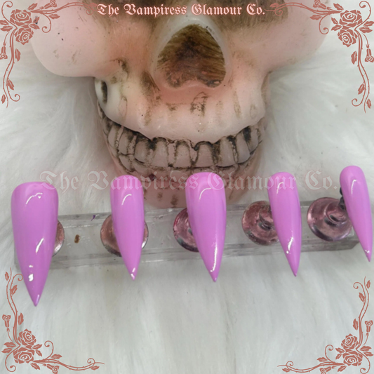 Cerveau Rose — Brain Pink Luxury Handcrafted Glamour Magick Gel Press-On Nail Set