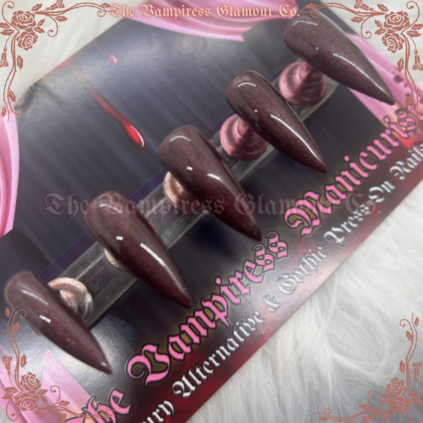 Brune Envoûtante — Brown Bombshell Luxury Handcrafted Glamour Magick Gel Press-On Nail Set