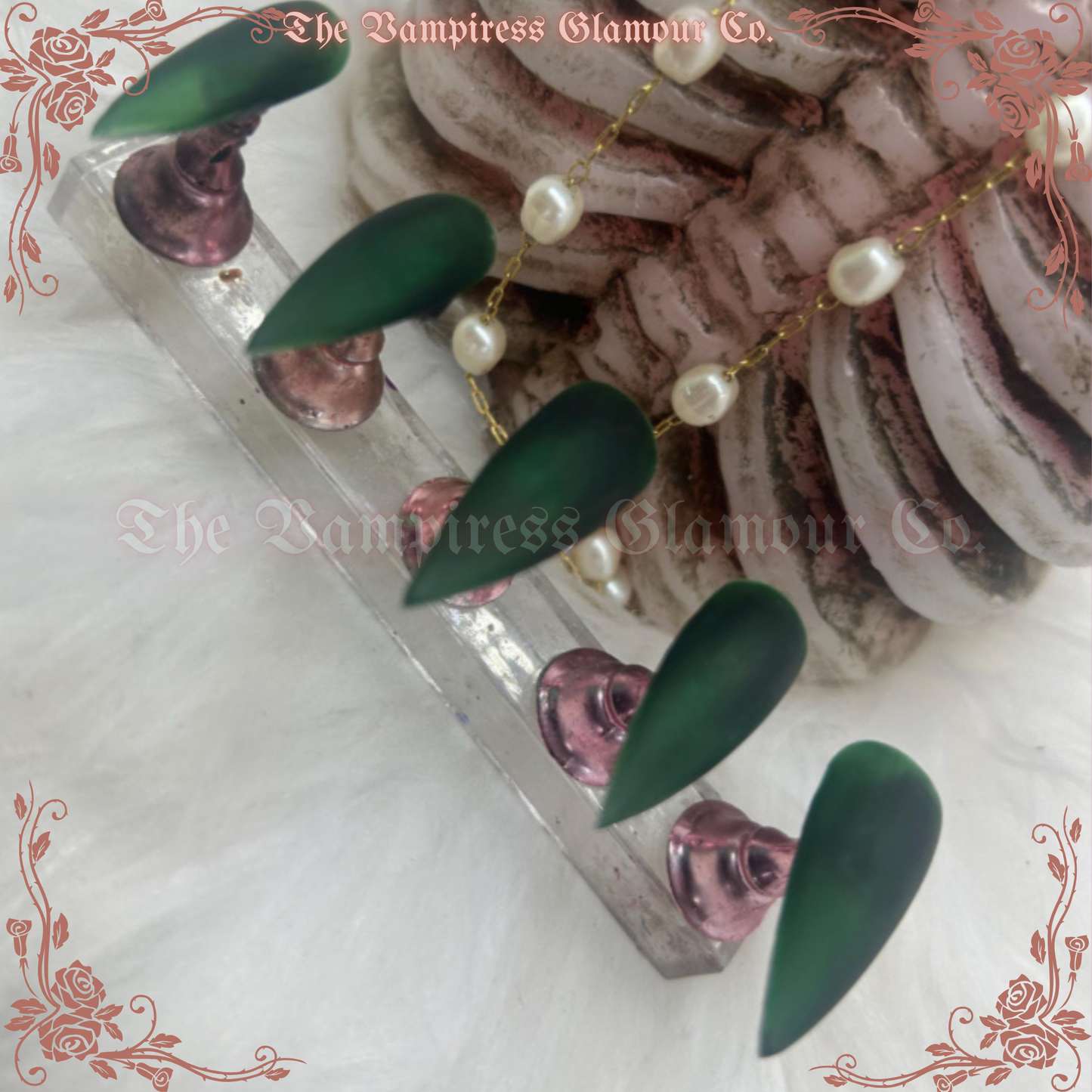Chaudron — Cauldron Luxury Handcrafted Glamour Magick Gel Press-On Nail Set
