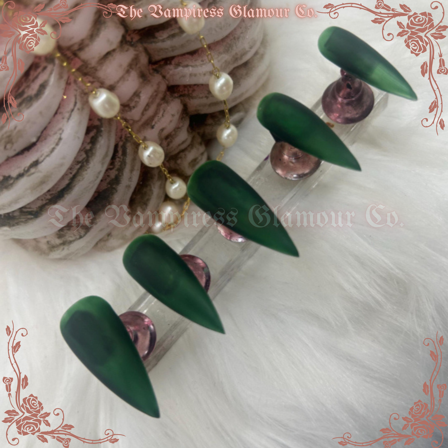 Chaudron — Cauldron Luxury Handcrafted Glamour Magick Gel Press-On Nail Set