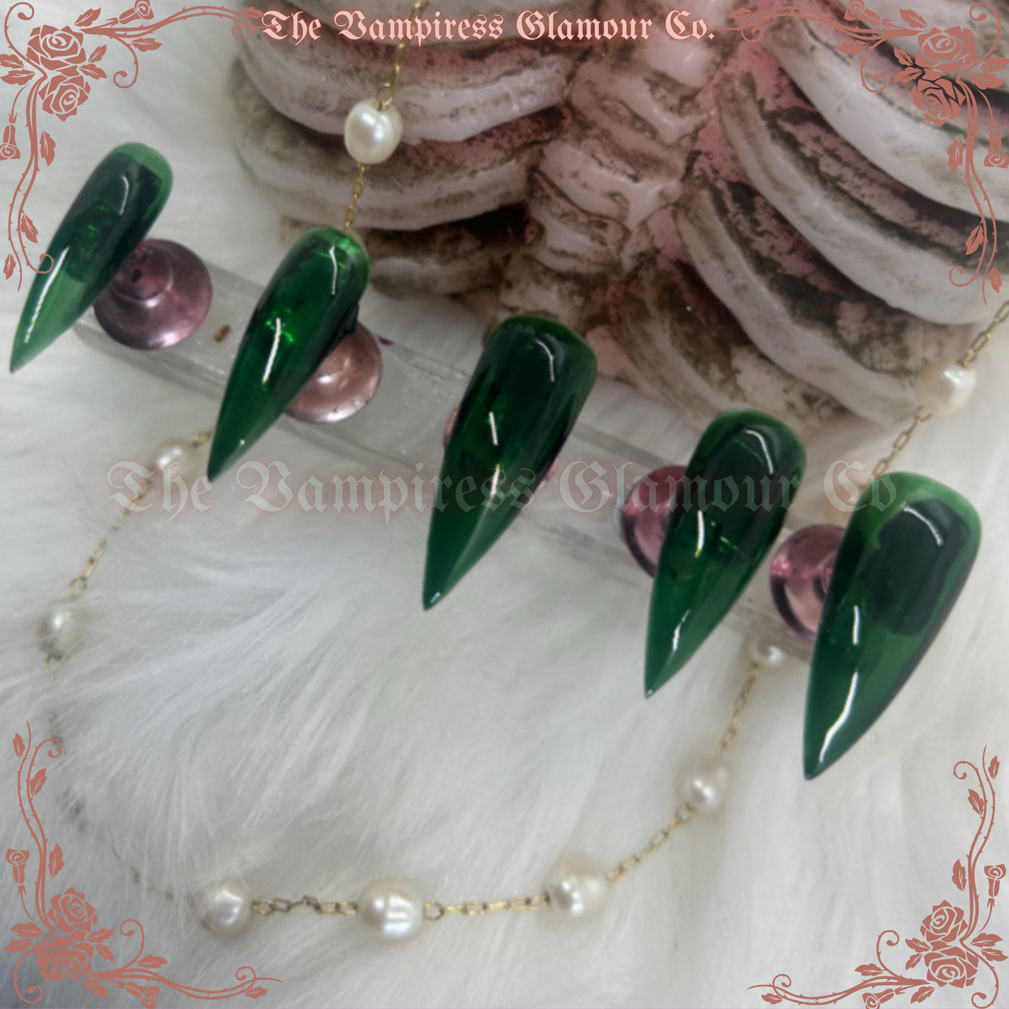 Chaudron — Cauldron Luxury Handcrafted Glamour Magick Gel Press-On Nail Set