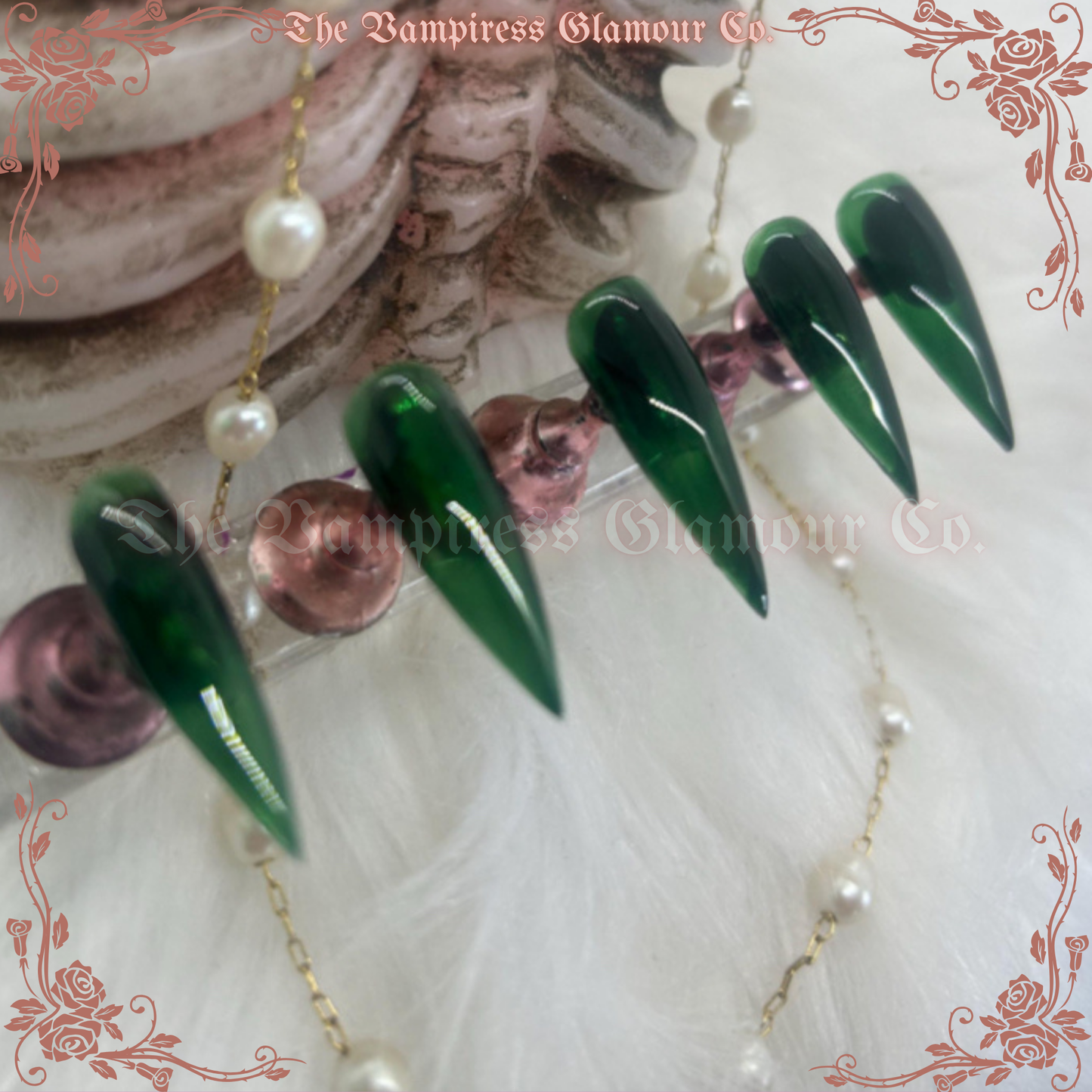 Chaudron — Cauldron Luxury Handcrafted Glamour Magick Gel Press-On Nail Set