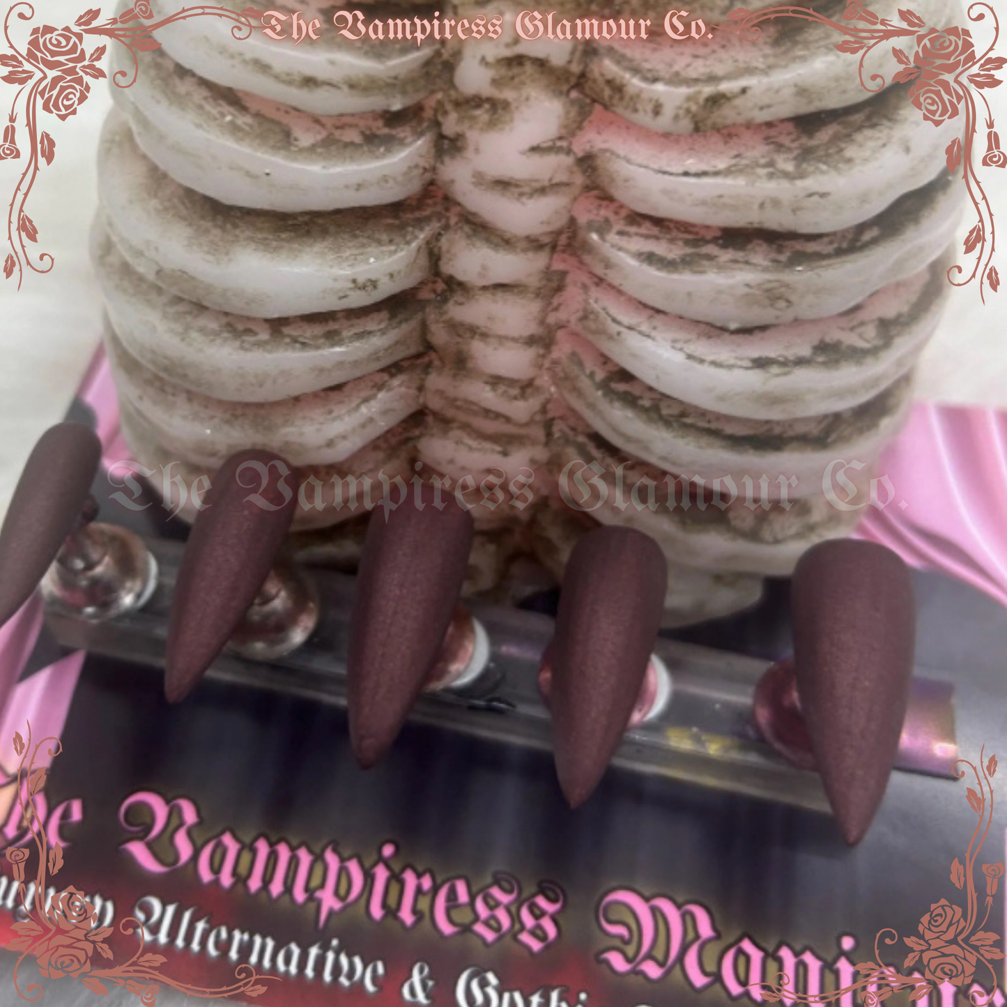 Brune Envoûtante — Brown Bombshell Luxury Handcrafted Glamour Magick Gel Press-On Nail Set