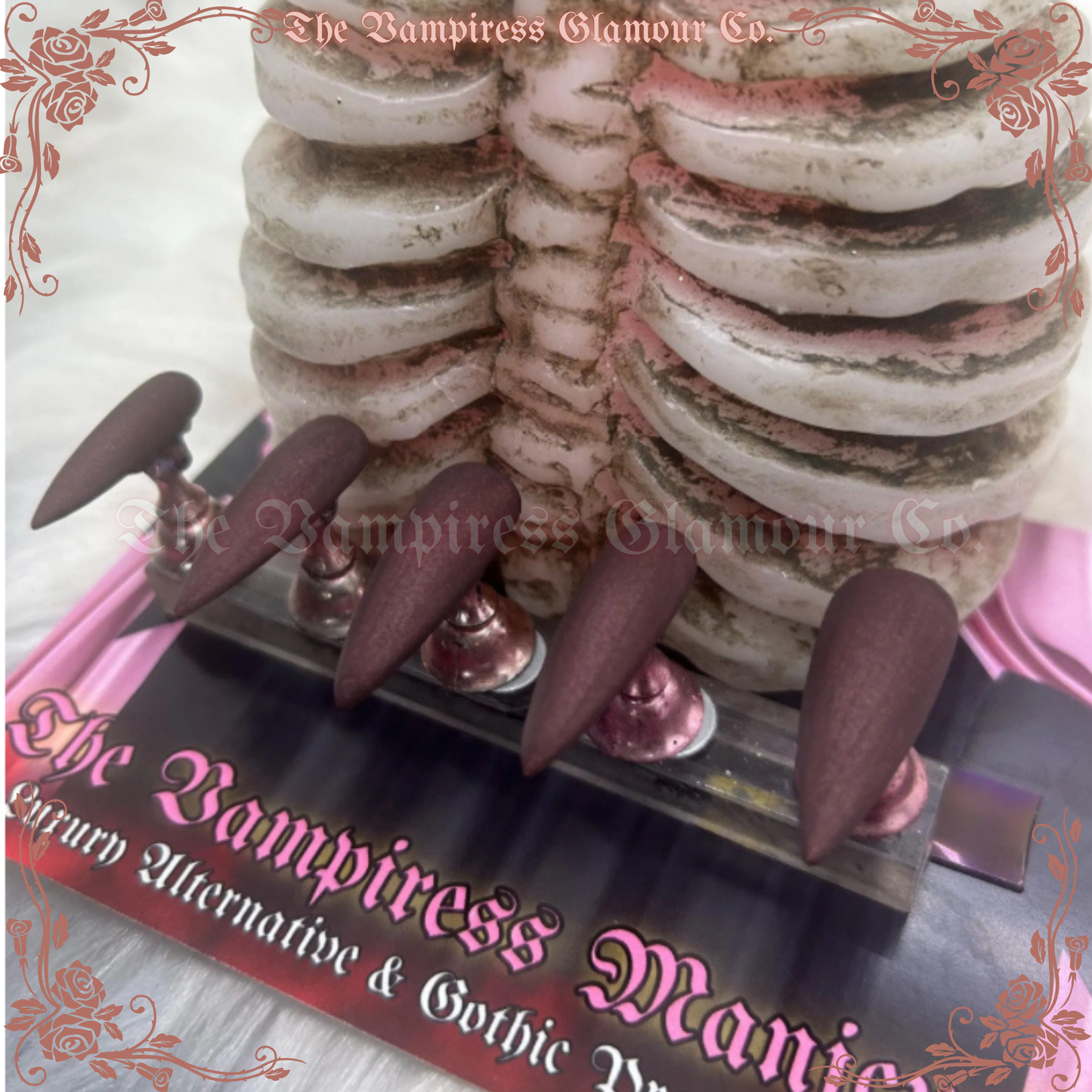 Brune Envoûtante — Brown Bombshell Luxury Handcrafted Glamour Magick Gel Press-On Nail Set