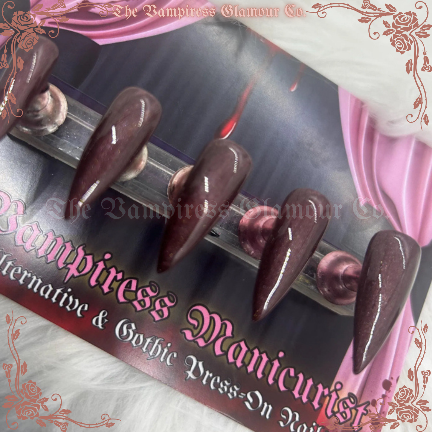 Brune Envoûtante — Brown Bombshell Luxury Handcrafted Glamour Magick Gel Press-On Nail Set