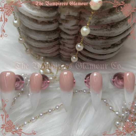 La Maîtresse Riche – The Rich Mistress 
 Handcrafted Luxury Glamour Magick Gel Press-On Nails