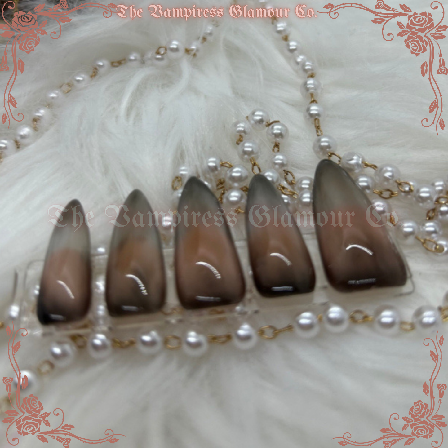 Morte Mais Jolie — Dead But Pretty
 Handcrafted Luxury Glamour Magick Gel Press-On Nails